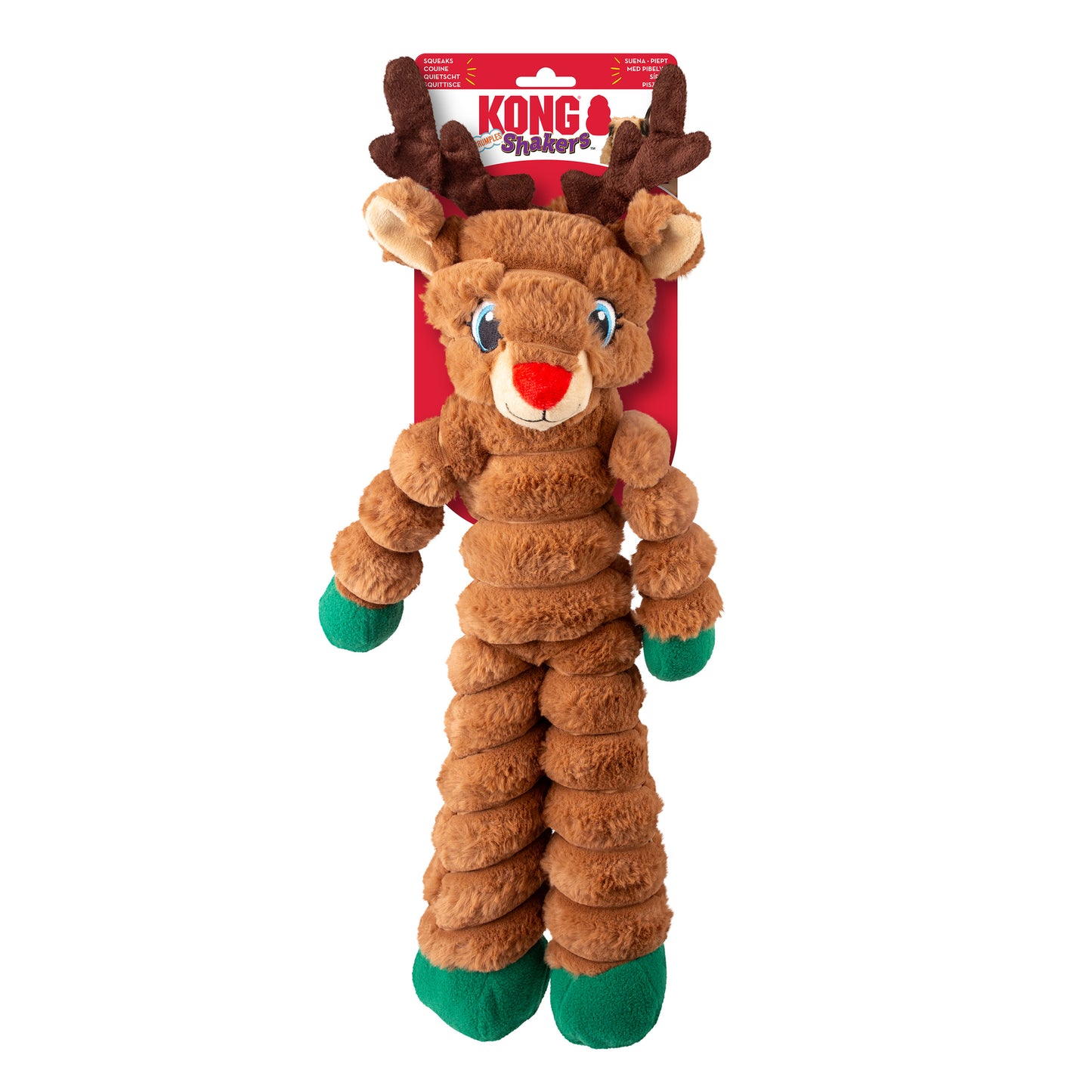 Kong Shakers™ Crumples Reindeer Hundeleke XL
