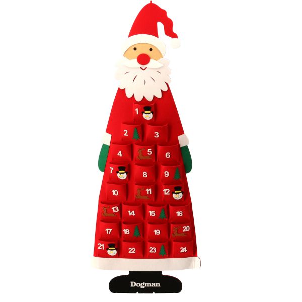 Adventskalender Nisse Rød 114cm