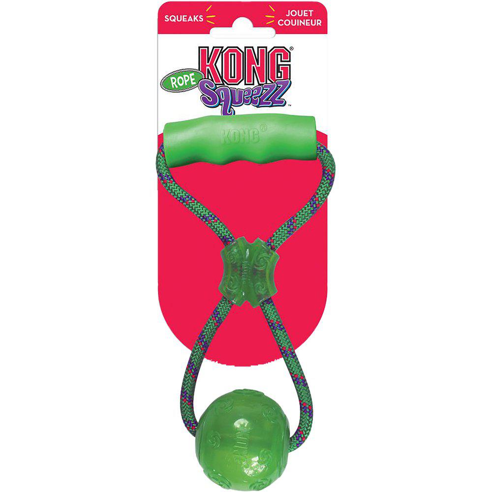 KONG Leke Squeezz Ball Rope L
