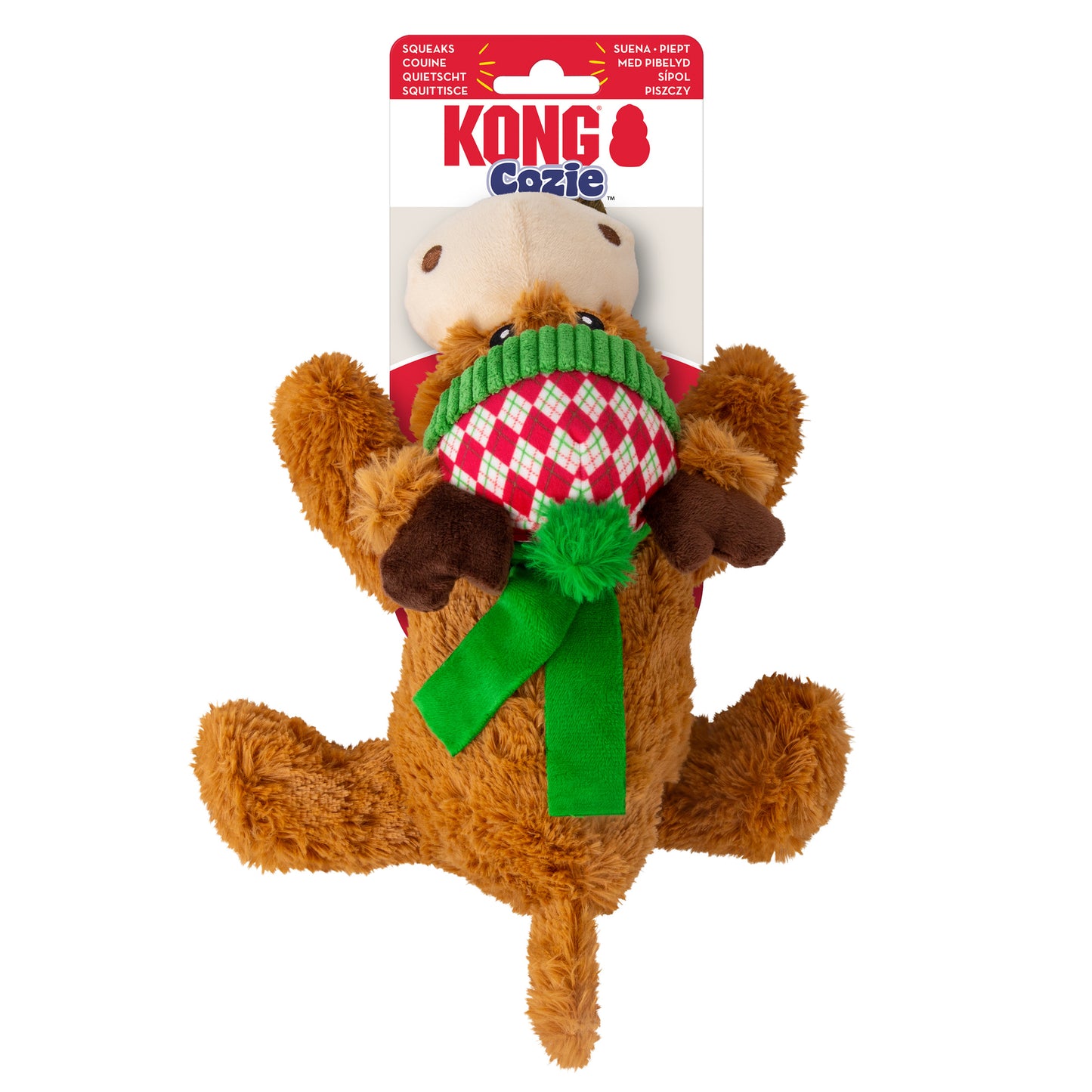 Kong Cozie™ Reindeer Hundeleke M