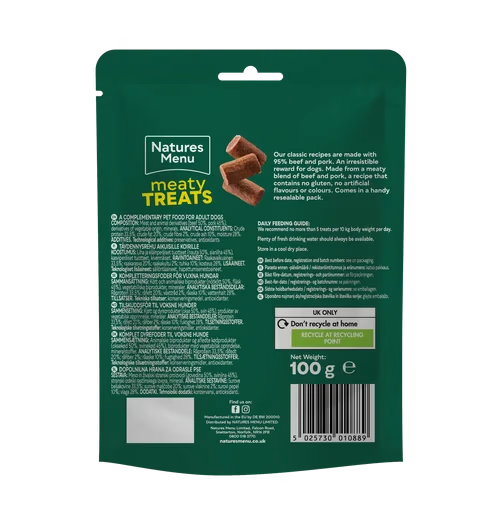 NM Snacks Biff og Svin 100g