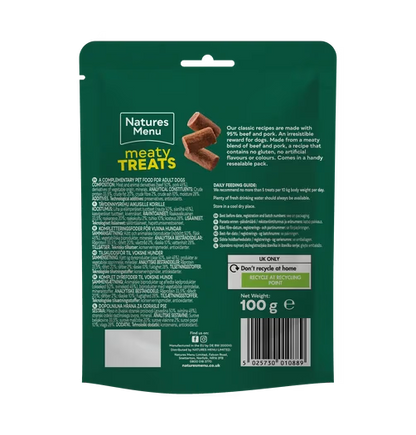 NM Snacks Biff og Svin 100g